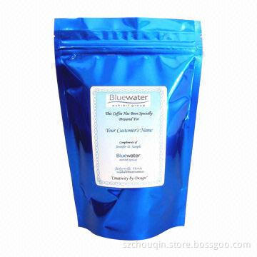 Zip Bag for food packaging, food grade material, tear notch and stand up, fast lead-time